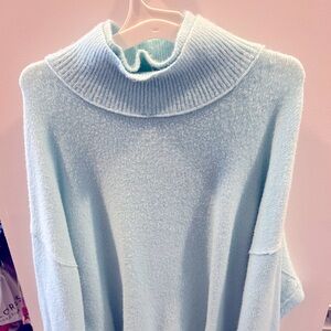 Free People Double Mock Neck Sweater Tunic